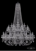 Люстра хрустальная Bohemia Ivele 1406/20+10+5/400/h-160/2d/Ni