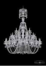 Люстра хрустальная Bohemia Ivele 1406/20+10+5/460/XL-165/Ni