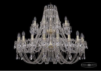 Люстра хрустальная Bohemia Ivele 1406/20+10/360/2d/G