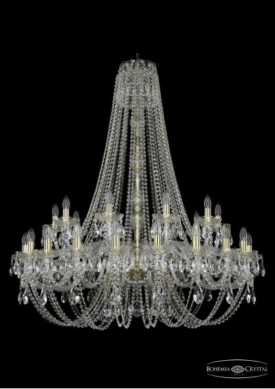 Люстра хрустальная Bohemia Ivele 1406/20+10/400/h-130/G