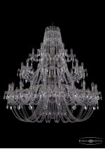 Большая Люстра хрустальная Bohemia Ivele 1406/24+12+6/460/3d/Pa