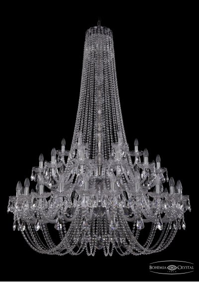 Большая Люстра хрустальная Bohemia Ivele 1406/24+12+6/460/h-177/2d/Ni Большая Люстра хрустальная Bohemia Ivele 1406/24+12+6/460/h-177/2d/Ni