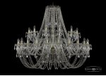 Люстра хрустальная Bohemia Ivele 1406/24+12/530/G