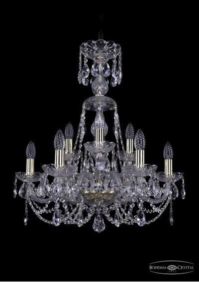 Люстра хрустальная Bohemia Ivele 1406/6+3/195/XL-64/G