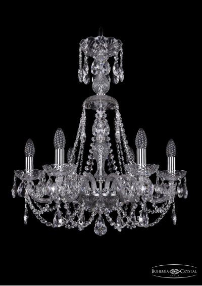 Люстра хрустальная Bohemia Ivele 1406/6/195/XL-64/Ni Люстра хрустальная Bohemia Ivele 1406/6/195/XL-64/Ni