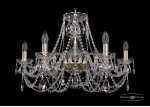 Люстра хрустальная Bohemia Ivele 1406/6/240/G