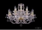 Люстра хрустальная Bohemia Ivele 1406/8+4/195/G/Balls