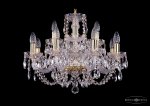 Люстра хрустальная Bohemia Ivele 1406/8+4/195/G