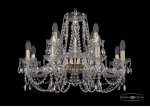 Люстра хрустальная Bohemia Ivele 1406/8+4/240/G