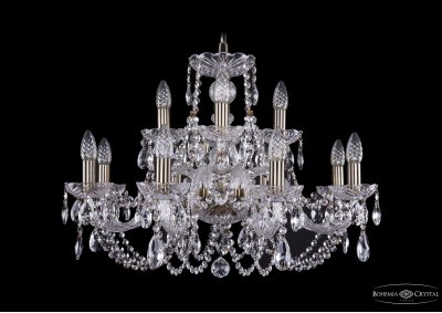 Люстра хрустальная Bohemia Ivele 1406/8+4/240/Pa