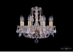 Люстра хрустальная Bohemia Ivele 1406/8/141/G/Leafs