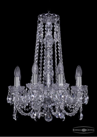 Люстра хрустальная Bohemia Ivele 1406/8/141/h-57/Ni