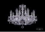 Люстра хрустальная Bohemia Ivele 1406/8/160/Ni/Leafs