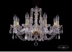 Люстра хрустальная Bohemia Ivele 1406/8/195/G/Leafs