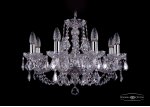 Люстра хрустальная Bohemia Ivele 1406/8/195/Ni/Leafs