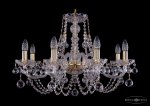 Люстра хрустальная Bohemia Ivele 1406/8/240/G/Balls