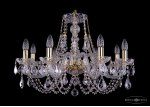 Люстра хрустальная Bohemia Ivele 1406/8/240/G/Leafs