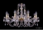 Люстра хрустальная Bohemia Ivele 1406/8/240/G