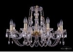 Люстра хрустальная Bohemia Ivele 1406/8/240/G