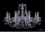 Люстра хрустальная Bohemia Ivele 1406/8/240/Ni/Balls