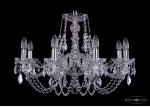 Люстра хрустальная Bohemia Ivele 1406/8/240/Ni/Leafs