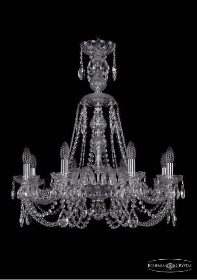 Люстра хрустальная Bohemia Ivele 1406/8/240/XL-74/Ni Люстра хрустальная Bohemia Ivele 1406/8/240/XL-74/Ni