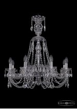 Люстра хрустальная Bohemia Ivele 1406/8/240/XL-74/Ni