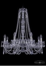 Люстра хрустальная Bohemia Ivele 1406/8/240/h-75/Ni