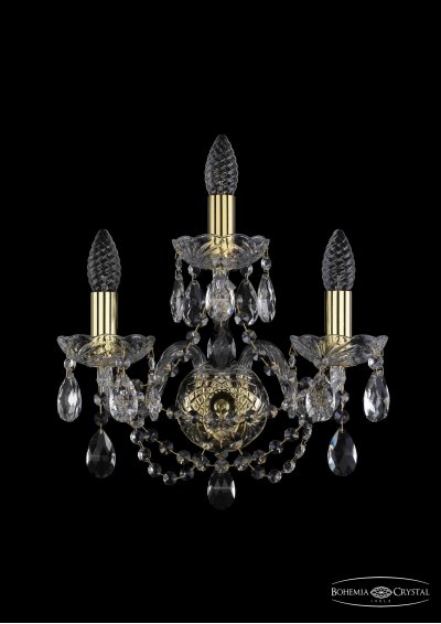 Светильник настенный бра Bohemia Ivele 1406B/2+1/141/G Светильник настенный бра Bohemia Ivele 1406B/2+1/141/G