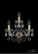 Светильник настенный бра Bohemia Ivele 1406B/2+1/141/G