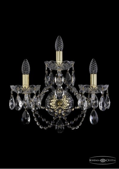 Светильник настенный бра Bohemia Ivele 1406B/2+1/160/XL/G