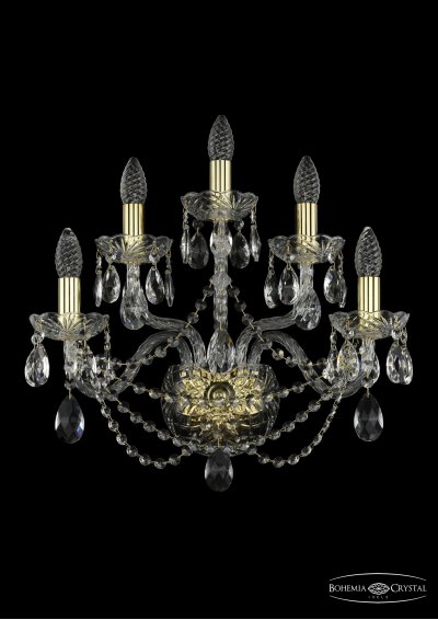 Светильник настенный бра Bohemia Ivele 1406B/2+2+1/195/XL/G