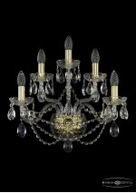 Светильник настенный бра Bohemia Ivele 1406B/2+2+1/195/XL/G