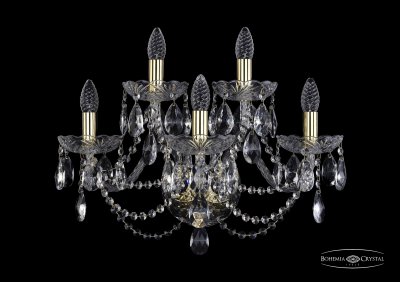 Светильник настенный бра Bohemia Ivele 1406B/3+2/195/XL/G