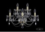 Светильник настенный бра Bohemia Ivele 1406B/3+2/195/XL/G
