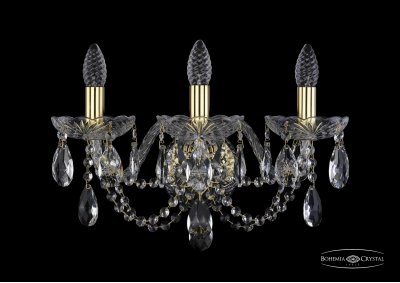 Светильник настенный бра Bohemia Ivele 1406B/3/160/XL/G Светильник настенный бра Bohemia Ivele 1406B/3/160/XL/G