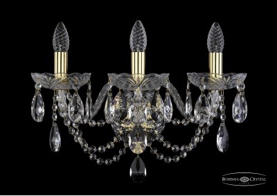 Светильник настенный бра Bohemia Ivele 1406B/3/195/XL/G Светильник настенный бра Bohemia Ivele 1406B/3/195/XL/G