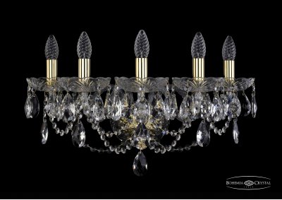 Светильник настенный бра Bohemia Ivele 1406B/5/195/XL/G