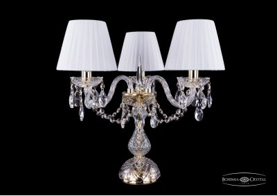 Настольная лампа Bohemia Ivele 1406L/3/141-39/G/SH2-160 Настольная лампа Bohemia Ivele 1406L/3/141-39/G/SH2-160