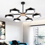 Подвесная люстра GEOMETRIC CH 6 черная ImperiumLoft 140731-26