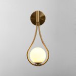 Настенное бра HOOP DROP WALL Bronze ImperiumLoft 140755-26