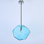Подвесной светильник Color Ice Cube Pendant JEVIO 1 Голубой ImperiumLoft 140781-26