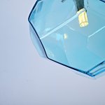 Подвесной светильник Color Ice Cube Pendant JEVIO 1 Голубой ImperiumLoft 140781-26