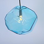 Подвесной светильник Color Ice Cube Pendant JEVIO 1 Голубой ImperiumLoft 140781-26
