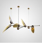 Подвесная люстра LAVRA A7 Латунь+Мокоо ImperiumLoft 140798-26