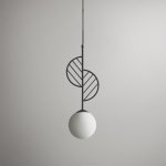 Подвесной светильник LEAF A Чёрный ImperiumLoft 140801-26