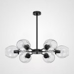 Люстра на штанге MARINE B 6 Black/Transparent ImperiumLoft 140860-26