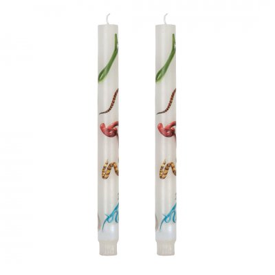 Свеча Stern Snakes White set of 2