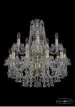 Люстра хрустальная Bohemia Ivele 1409/10+5/195/2d/G