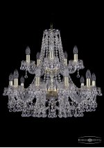 Люстра хрустальная Bohemia Ivele 1409/10+5/240/2d/G